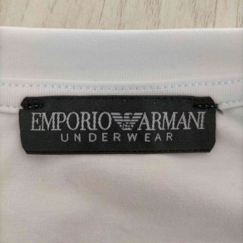 エンポリオアルマーニ EMPORIO ARMANI プリントVネックTシャツ メンズ M