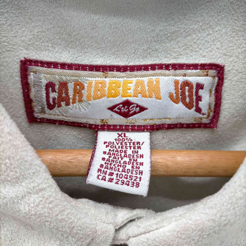 カリビアンジョー CARIBBEAN JOE caribbean joe OLD フェイクスウェード 長袖シャツ メンズ import:XL