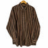 ジョスエーバンク Jos A Bank ストライプ柄 ボタンダウン長袖シャツ メンズ import:XL