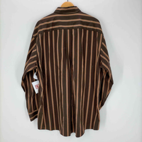 ジョスエーバンク Jos A Bank ストライプ柄 ボタンダウン長袖シャツ メンズ import:XL