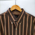 ジョスエーバンク Jos A Bank ストライプ柄 ボタンダウン長袖シャツ メンズ import:XL
