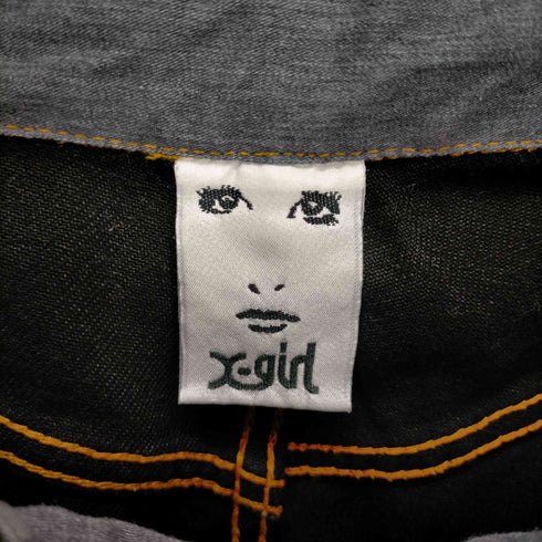 エックスガール X-girl ブラックデニム レディース JPN:M