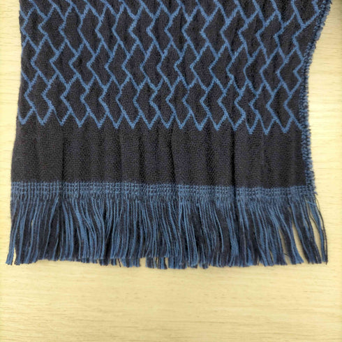エンポリオアルマーニ EMPORIO ARMANI 総柄フリンジマフラー メンズ