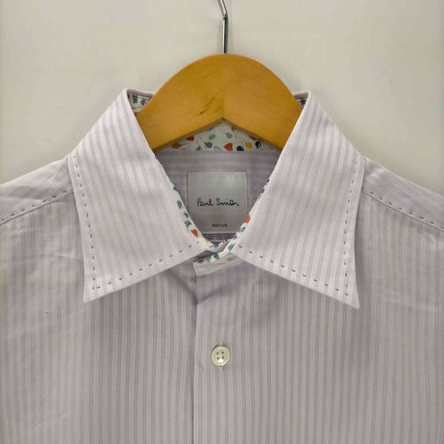 ポールスミス Paul Smith 襟裏 花柄 ストライプ 長袖シャツ メンズ import:M