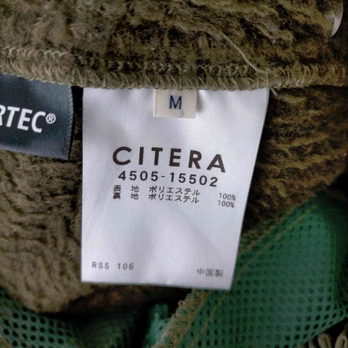 シテラ CITERA ALPHA CARGO POLARTEC ポーラテックフリース カーゴパンツ ジョガーパンツ メンズ JPN:M