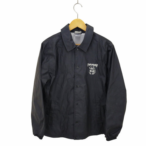 スラッシャー THRASHER バックプリントコーチジャケット メンズ M