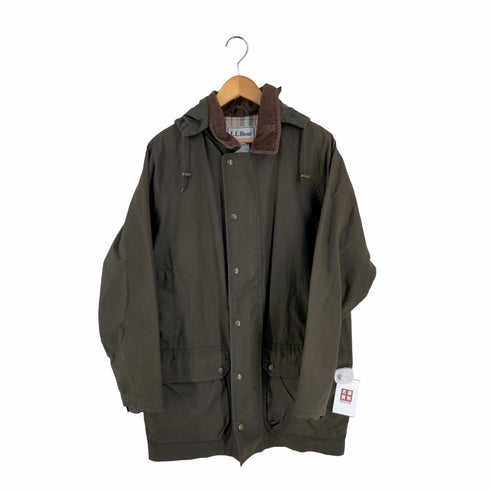 エルエルビーン L.L.Bean 裏地チェック 襟コーデュロイ フィールドコート メンズ import:M