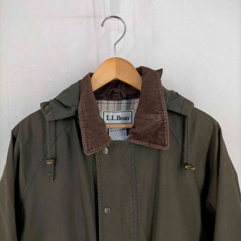 エルエルビーン L.L.Bean 裏地チェック 襟コーデュロイ フィールドコート メンズ import:M