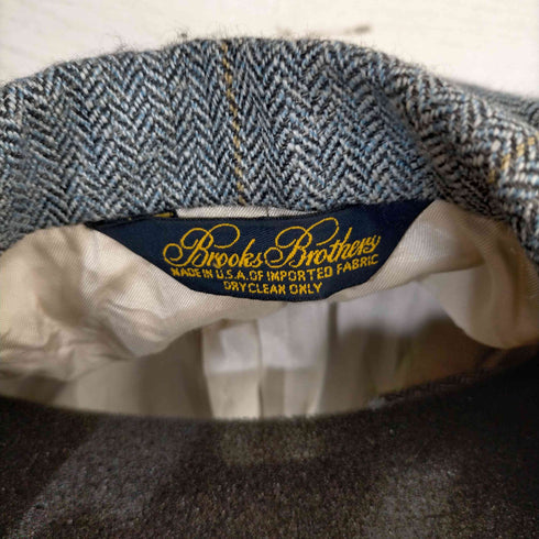 ブルックスブラザーズ BROOKS BROTHERS USA製 総裏 開き見せ センターベント ヘリンボーン 2Bシングルテーラードジャケット メンズ 45 LG