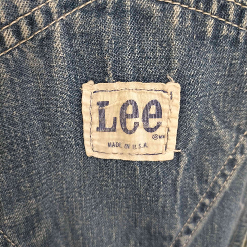 リー Lee USA製 デニム オーバーオール メンズ