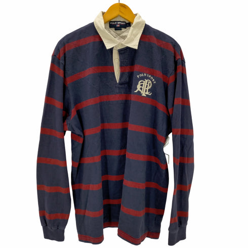 ポロスポーツラルフローレン POLO SPORT RALPH LAUREN L/S ボーダーラガーシャツ ロゴ刺繍 メンズ JPN:L