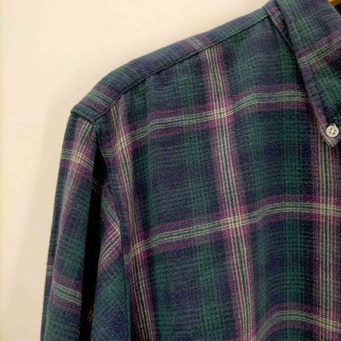 エルエルビーン L.L.Bean USA製 L/S チェック柄BDシャツ メンズ