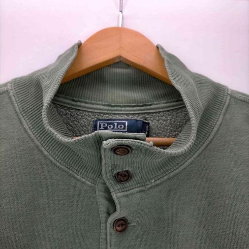 ポロバイラルフローレン Polo by RALPH LAUREN スモールポニー刺繍ヘンリーネックスウェット メンズ JPN:XL