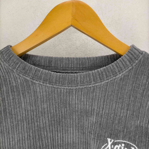 エックスガール X-girl 23AW SLANTED OVAL LOGO 2P LAYERED TOP レディース JPN:M