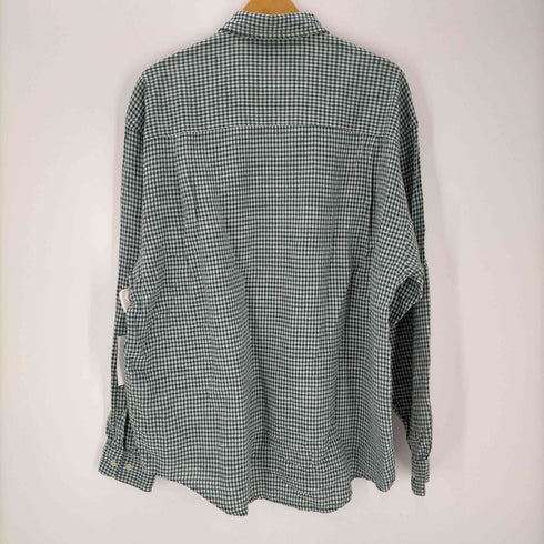 エディーバウアー Eddie Bauer L/S ギンガムチェックBDシャツ 白タグ メンズ JPN:L