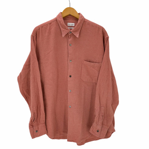 ポールスミスロンドン Paul Smith LONDON L/S 格子チェック柄レギュラーカラーシャツ メンズ 2L