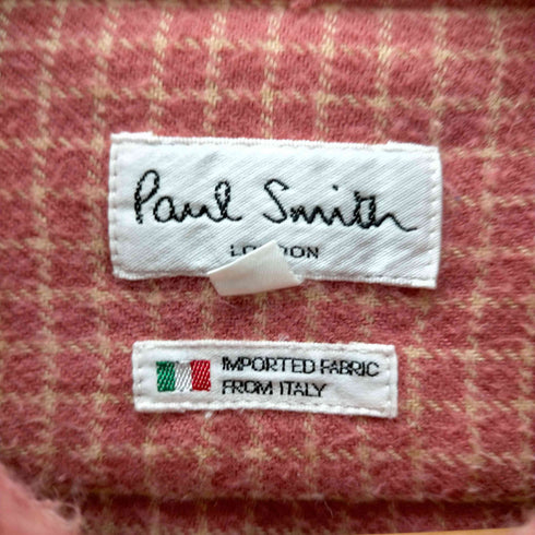 ポールスミスロンドン Paul Smith LONDON L/S 格子チェック柄レギュラーカラーシャツ メンズ 2L