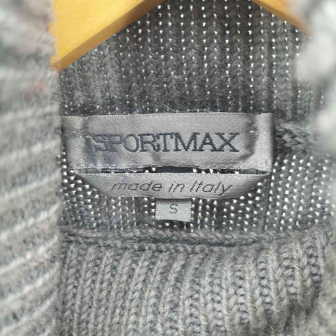 - SPORTMAX イタリア製 PURA LANA VERGINE ハイネック ウール ニット セーター レディース import:S