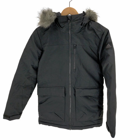 アディダス adidas XPLORIC PARKA フェイクファーフード付中綿コート メンズ JPN:XS