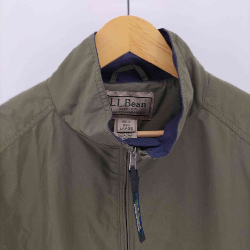 エルエルビーン L.L.Bean 裏地メッシュ ジップアップ スタンド ナイロンジャケット メンズ import:L