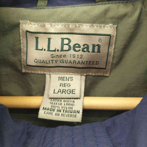 エルエルビーン L.L.Bean 裏地メッシュ ジップアップ スタンド ナイロンジャケット メンズ import:L