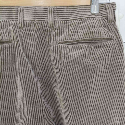 UNESS コットン 太畝 2タックコーデュロイパンツ メンズ 82