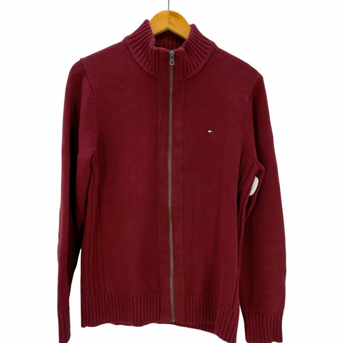 トミーヒルフィガー TOMMY HILFIGER L/S ロゴ刺繍ドライバーズニット メンズ JPN:L