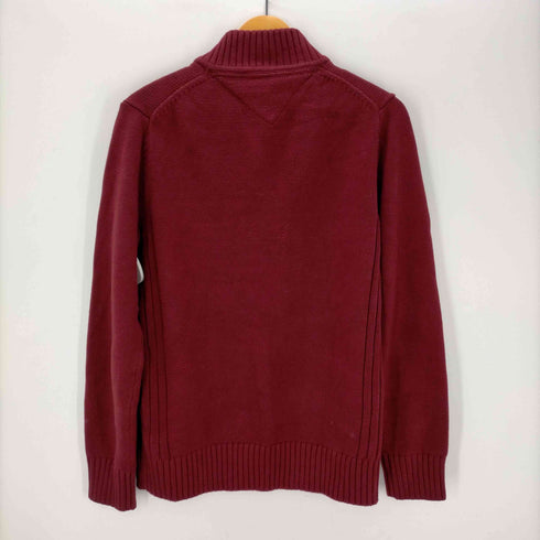 トミーヒルフィガー TOMMY HILFIGER L/S ロゴ刺繍ドライバーズニット メンズ JPN:L