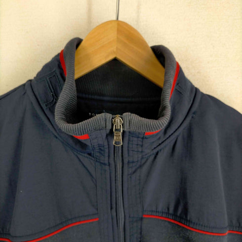 トミーヒルフィガー TOMMY HILFIGER 裏地フリース 切替 ジップアップジャケット トラックジャケット メンズ JPN:XL