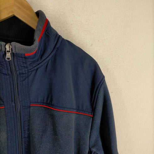 トミーヒルフィガー TOMMY HILFIGER 裏地フリース 切替 ジップアップジャケット トラックジャケット メンズ JPN:XL