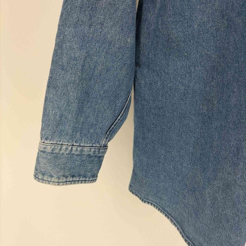 ポロカントリーラルフローレン POLO COUNTRY RALPH LAUREN 80-90S ポニー 刺繍 ボタンダウン デニム L/S シャツ メンズ import:M