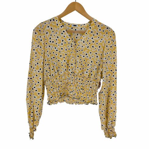 エイチビューティーアンドユースユナイテッドアローズ H BEAUTY & YOUTH UNITED ARROWS 23AW FLOWER PRINT SHRRING BLOUSE レディース FREE