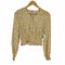 エイチビューティーアンドユースユナイテッドアローズ H BEAUTY & YOUTH UNITED ARROWS 23AW FLOWER PRINT SHRRING BLOUSE レディース FREE