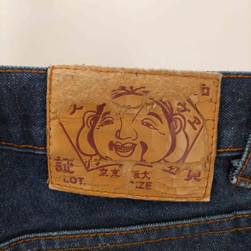 エヴィス EVISU MIGHTY EVISU 紅白 マイティペンキ デニム パンツ メンズ 32