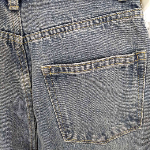 エモダ EMODA ベルトフリンジジャストウエストジーンズ レディース JPN:S