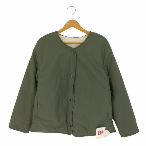 ユニクロ UNIQLO キルティングボアリバーシブルジャケット レディース JPN:M
