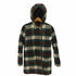 トラディショナルウェザーウェア Traditional Weatherwear チェック ウール リバーシブル キルティング フーデッド コート レディース