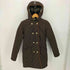 トラディショナルウェザーウェア Traditional Weatherwear チェック ウール リバーシブル キルティング フーデッド コート レディース
