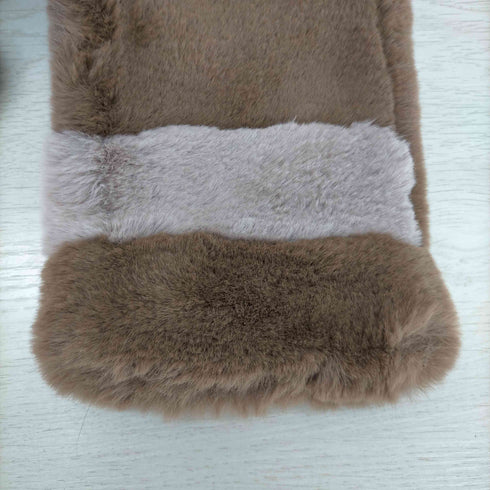 faux fur フェイクファーマフラー レディース