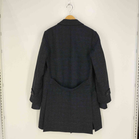アンダーカバー UNDERCOVER レイヤード ジャージリブ ウールチェスターコート メンズ JPN:1