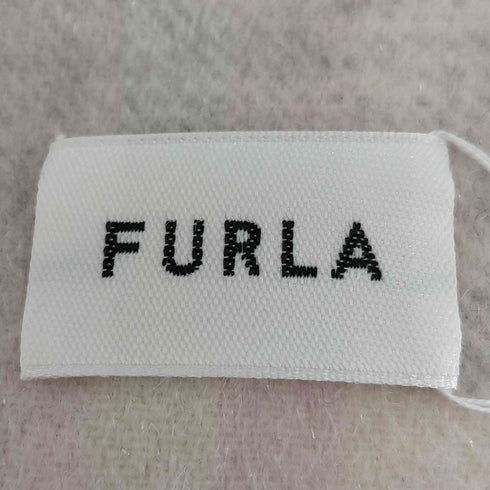 フルラ FURLA ウールチェックマフラー レディース