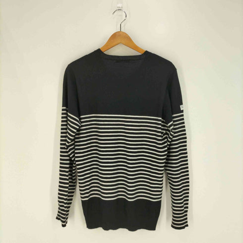 アンダーカバーイズム UNDERCOVERISM UNDERMAN期 カシミヤ混 Vネックコットンボーダーニット メンズ JPN:2