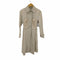 Ancient Torch コットンステンカラーコート フリル付き レディース