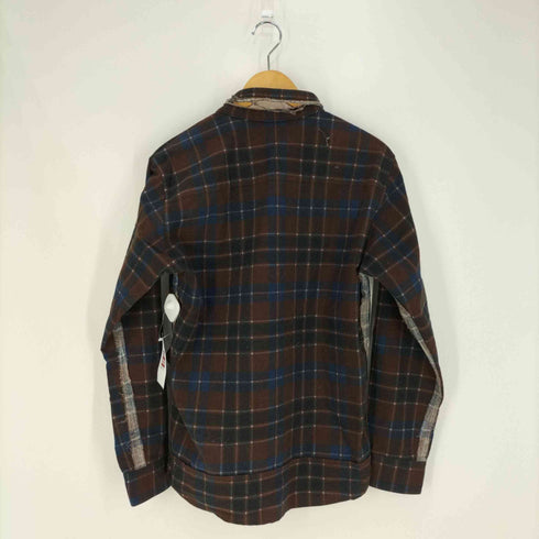アンダーカバーイズム UNDERCOVERISM SCAB期 クラッシュ加工 ネルチェックシャツ メンズ JPN:M