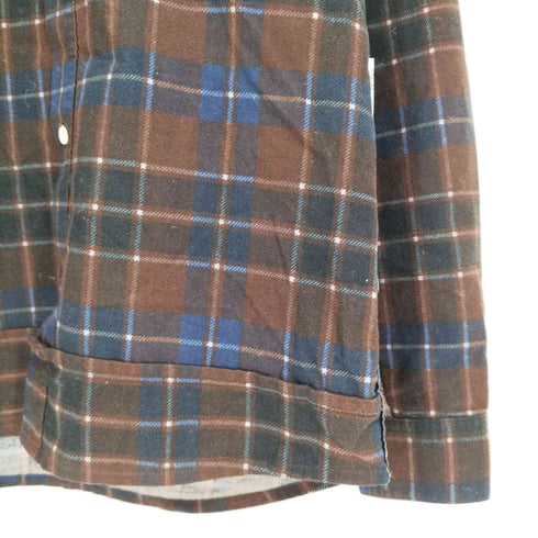 アンダーカバーイズム UNDERCOVERISM SCAB期 クラッシュ加工 ネルチェックシャツ メンズ JPN:M