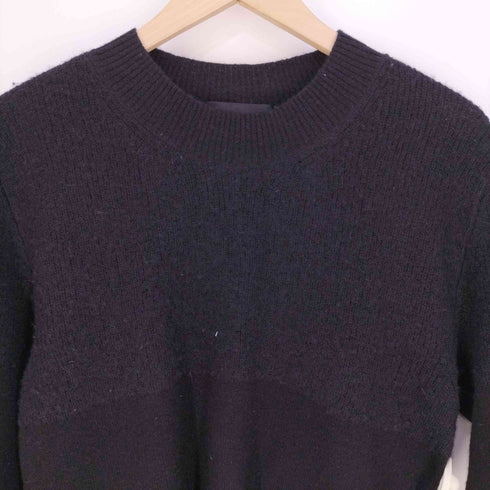アンダーカバー UNDERCOVER アルパカナイロン混 切替モックネックカシミヤニット メンズ JPN:2