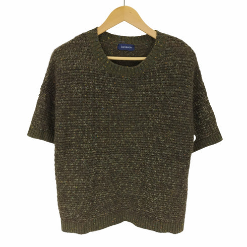 ロイスクレヨン Lois CRAYON S/S ラメ ネップ ニット トップス レディース M