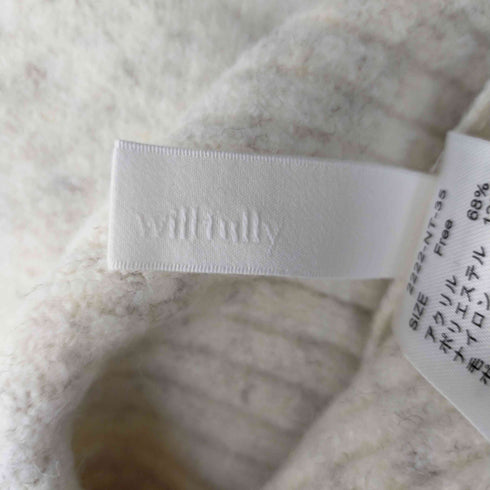 ウィルフリー willfully ショート丈ニットセーター レディース FREE
