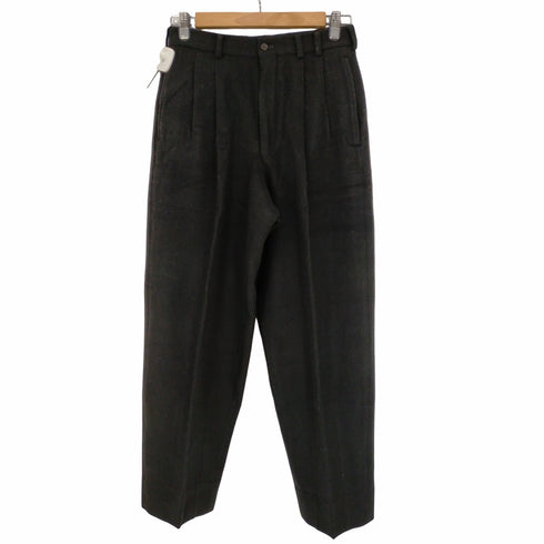 パパス papas 2タック ワイドテーパード スラックス メンズ S