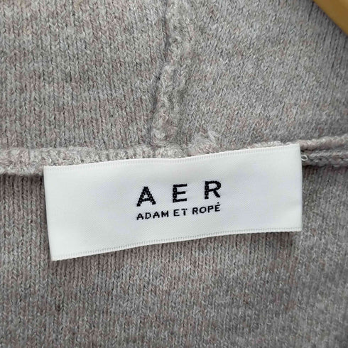 アダムエロペ Adam et Rope ニットプルオーバーパーカー レディース F